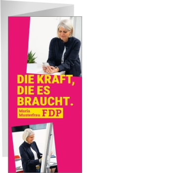 Kandidatenflyer 6-seitig